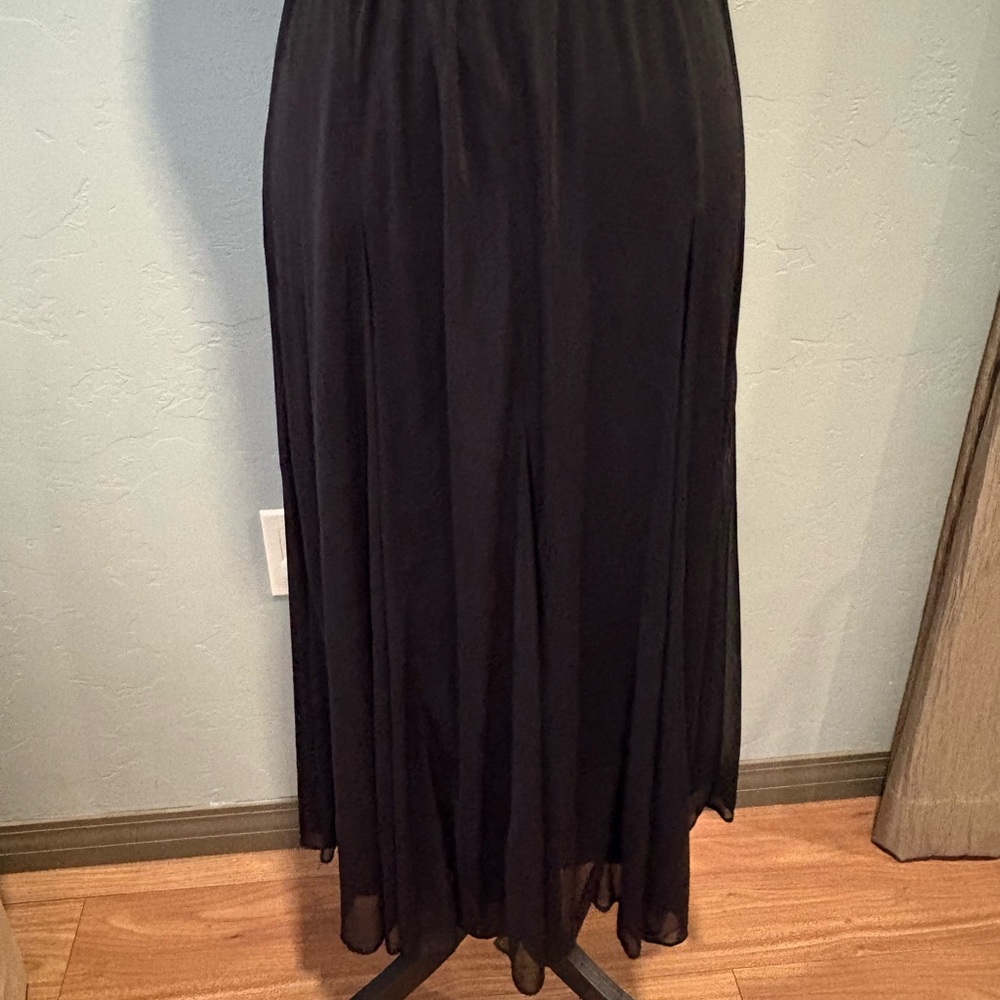 Alex Evenings Black Maxi Skirt